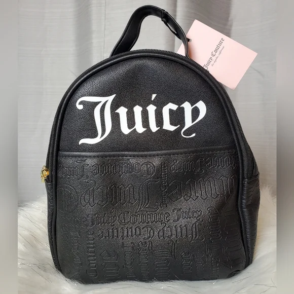 Juicy Couture | Bags | Juicy Couture Black Deboss Shout It  display picture 2